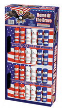 Load image into Gallery viewer, Home of the Brave Canister 24&#39;s,Curbside Fireworks
