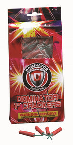 Dominator 1"  Firecracker 100 pack - Curbside Fireworks